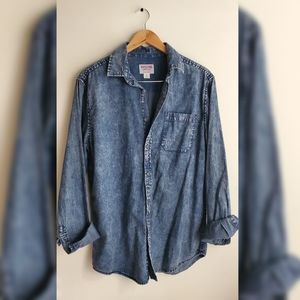 Mossimo Vintage Wash Button Down Shirt